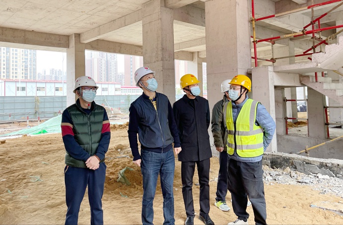 市政公用集團(tuán)黨委委員、副總經(jīng)理葛威敏到泉邦產(chǎn)業(yè)園項(xiàng)目檢查安全生產(chǎn)工