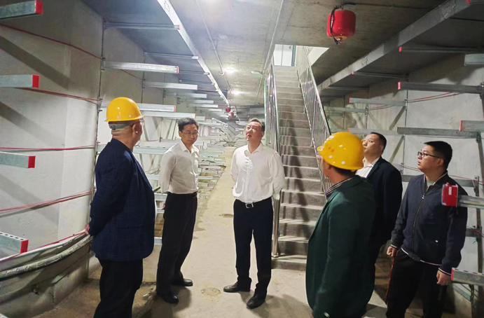 徐旭前往南昌縣河洲路項目、小藍大道快速化項目調研