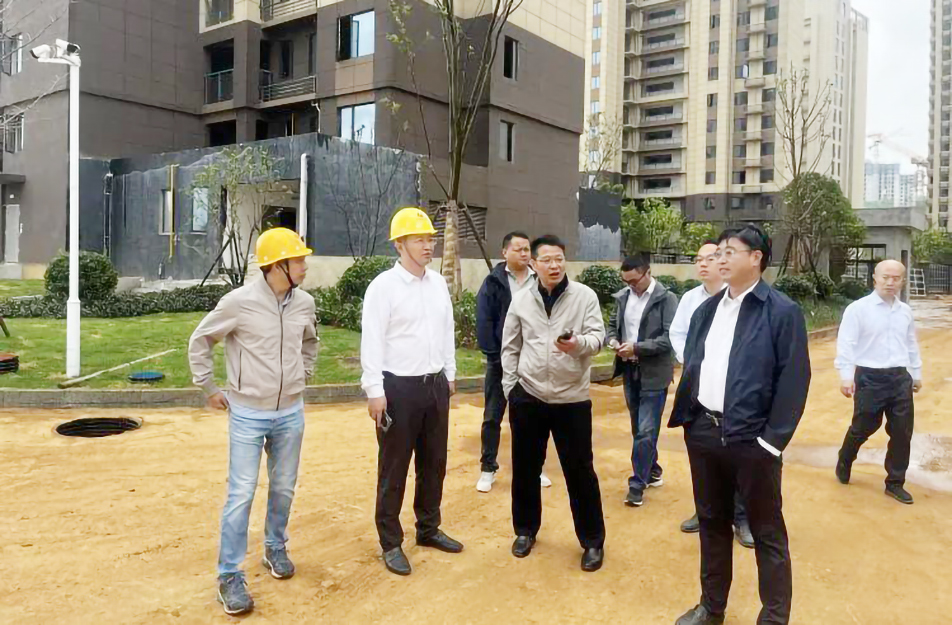 劉順保到杭州路項目、秦坊安置房項目調(diào)研